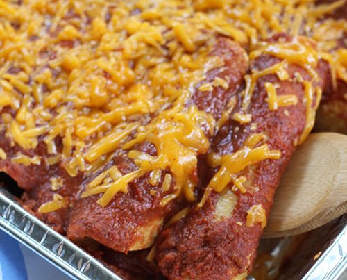 Slow-Cooked Chicken Enchiladas