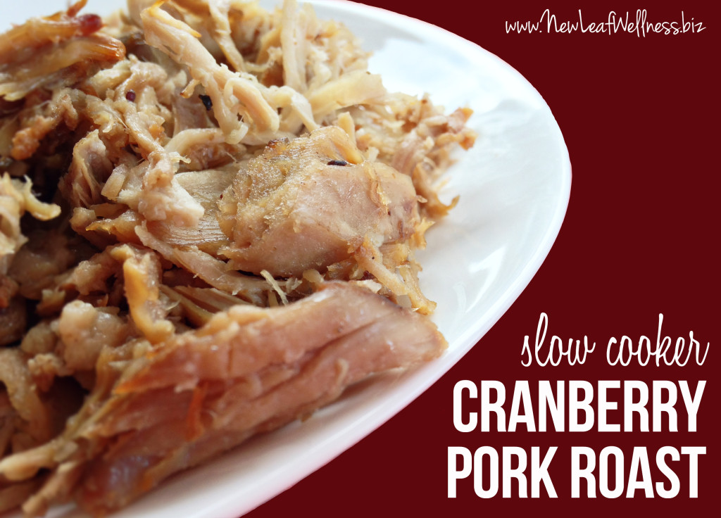 Slow Cooker Cranberry Pork Roast