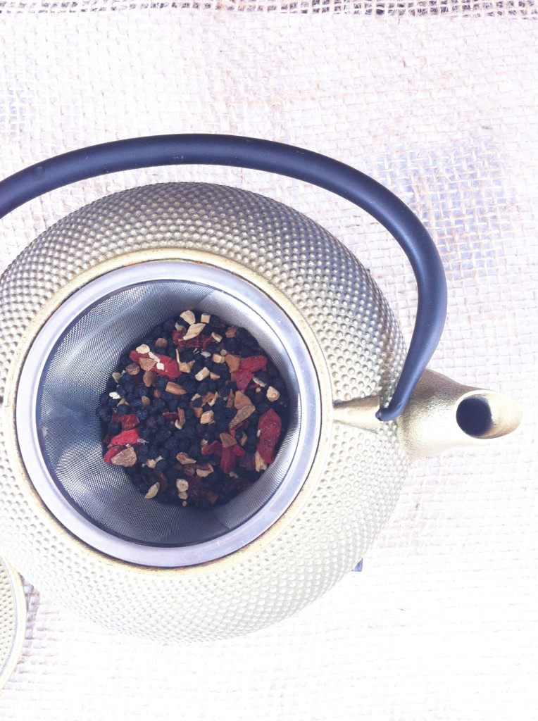 Birds & Bees Teas - tea in pot