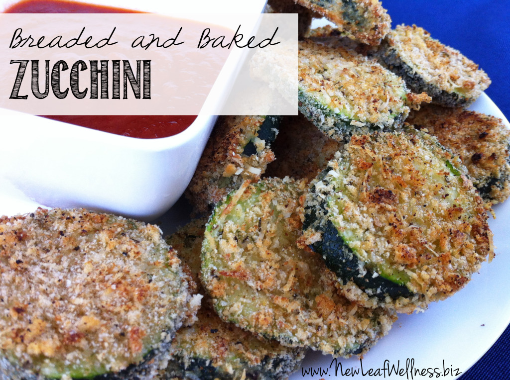 Breaded and Baked Zucchini from @kellymcnelis