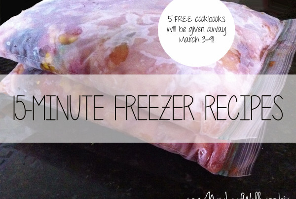 15-Minute Freezer Recipes Cookbook Giveaway