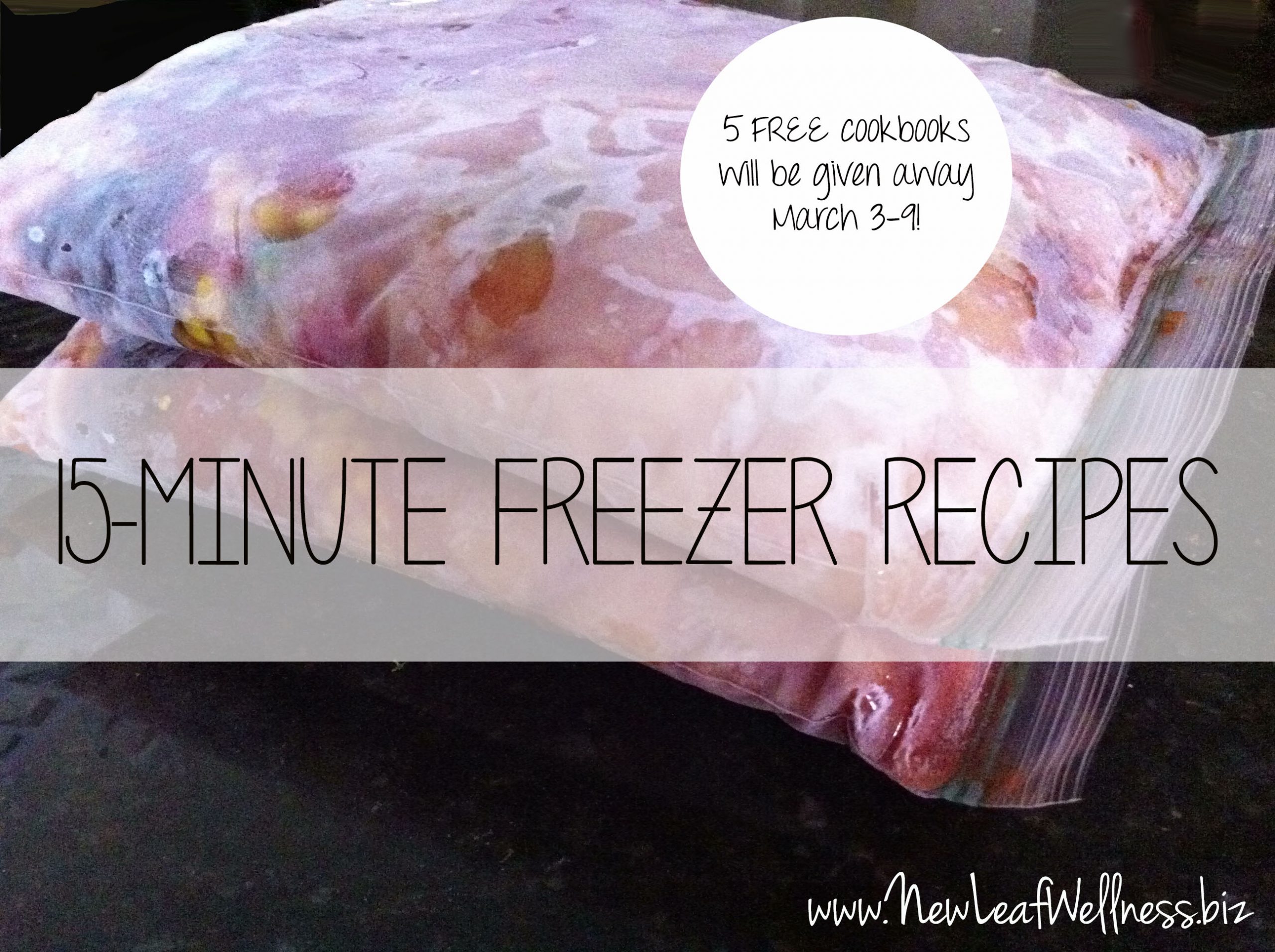 15-Minute Freezer Recipes Cookbook Giveaway