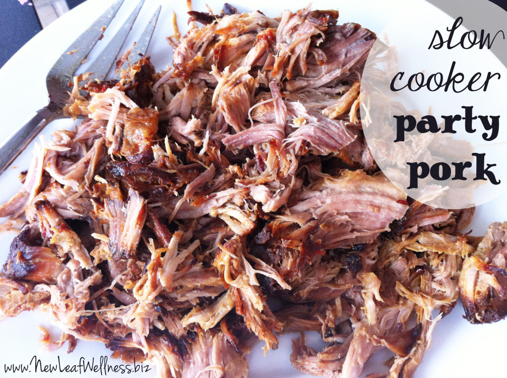 Slow Cooker Party Pork Recipe from @kellymcnelis
