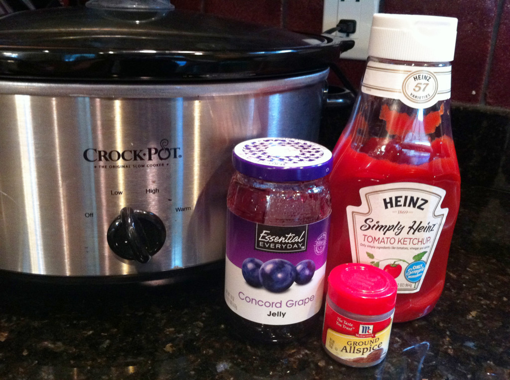 Slow Cooker Party Pork Recipe - ingredients