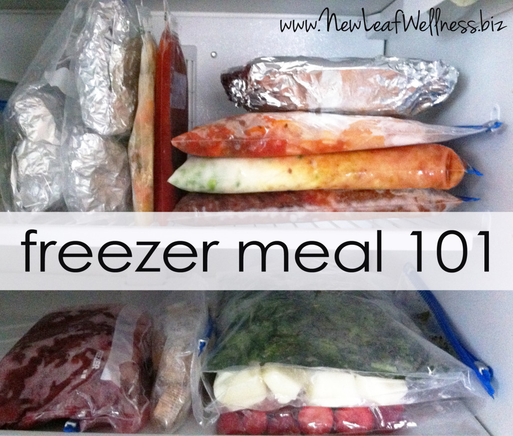 homemade freezer meal 101