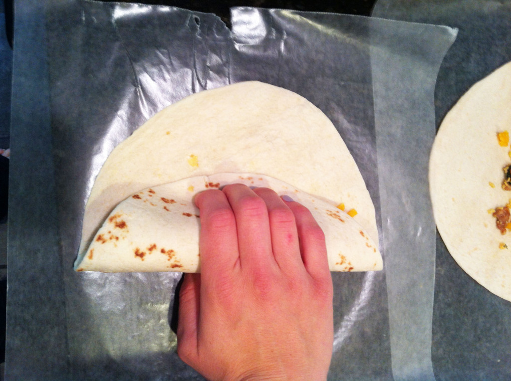 freezer to microwave breakfast burritos first fold