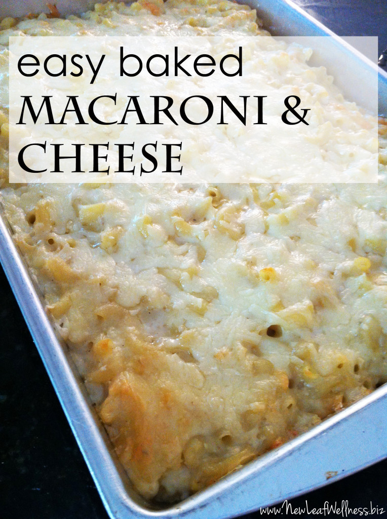 marys easy baked macaroni and cheese recipe