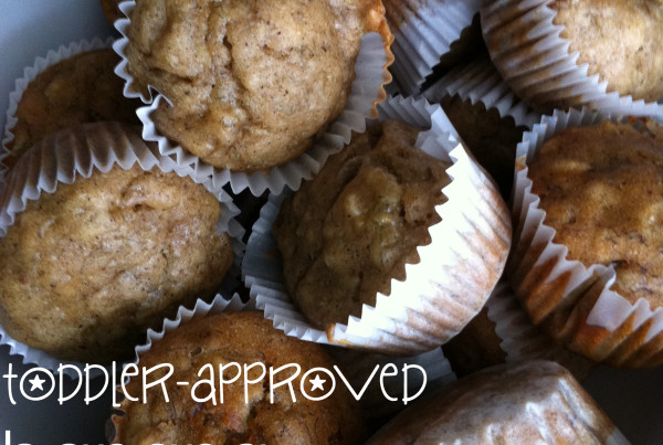 toddler approved banana mini muffins