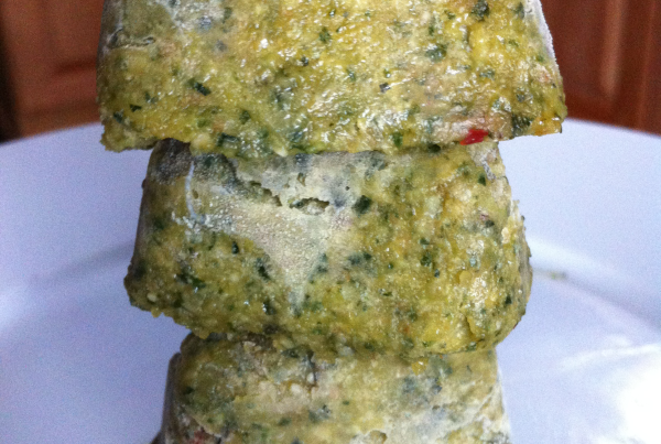 freezer friendly homemade pesto recipe
