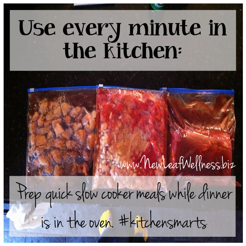 time saving kitchen tips prep slow cooker meals