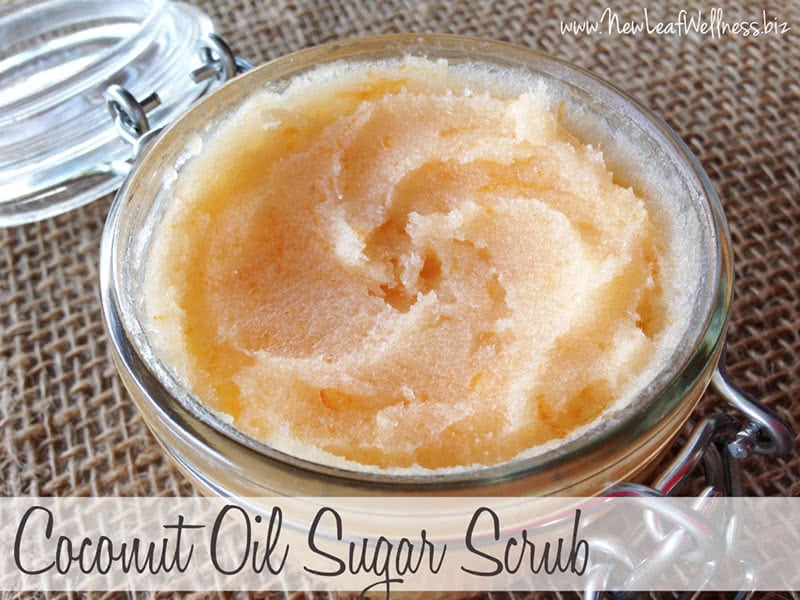 Homemade Coconut Oil Sugar Scrubs | The Family Freezer