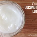 Lavender coconut oil lotion