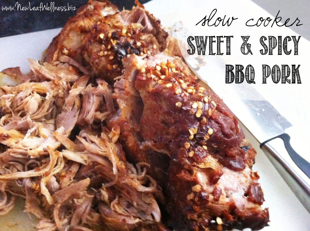 Slow Cooker Sweet and Spicy BBQ Pork