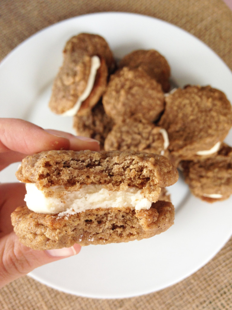 Spiced Cookie Creme Pies by @kellymcnelis