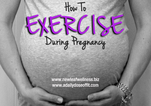 How to exercise safely during pregnancy