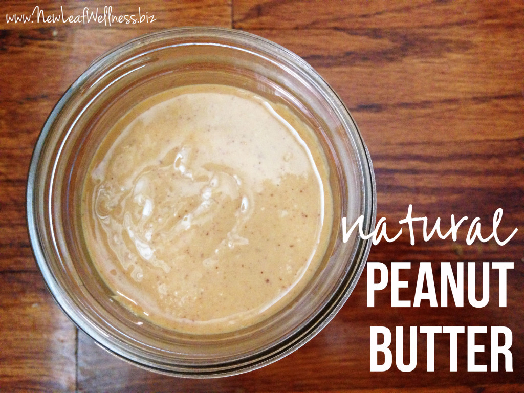 Homemade Natural Peanut Butter Recipe