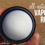 All natural vapor rub