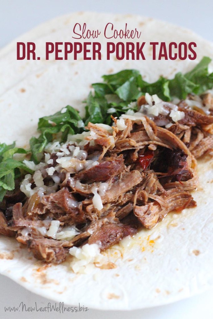 Slow Cooker Spicy Dr. Pepper Pork Tacos The Family Freezer