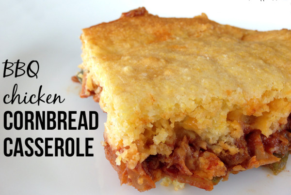 BBQ Chicken Cornbread Casserole