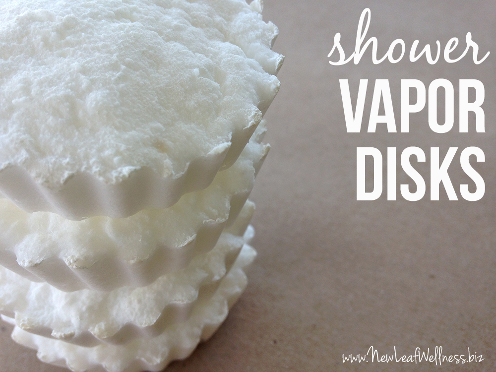 DIY Shower Vapor Disks