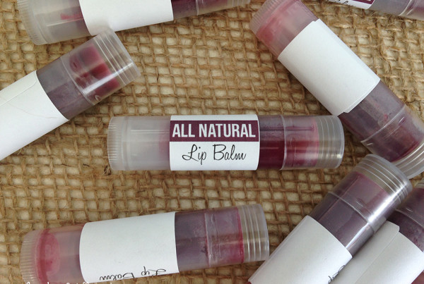 Homemade Naturally Tinted Lip Balm