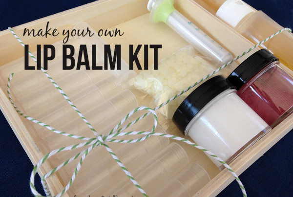 Make your own tinted lip balm kit giveaway