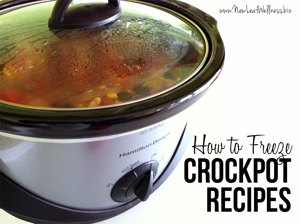 How to Freeze a Crockpot Recipe