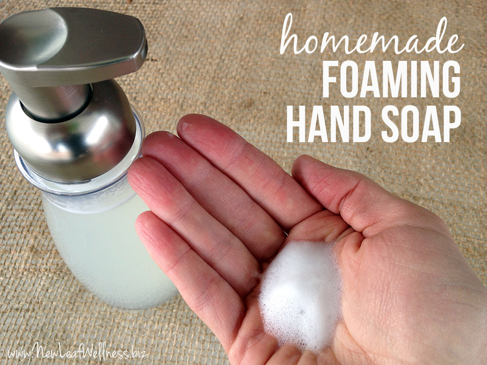How to make foaming handsoap