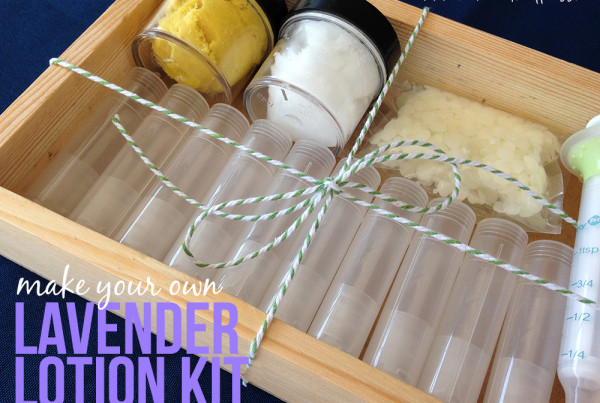 Make your own lavender lotion kit giveaway