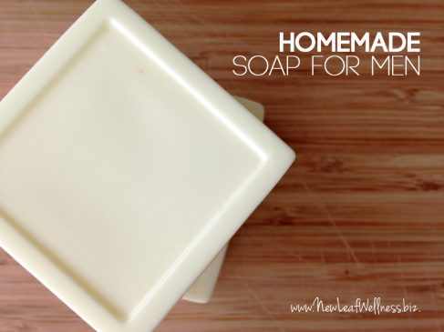 Homemade soap for men with essential oils | The Family Freezer