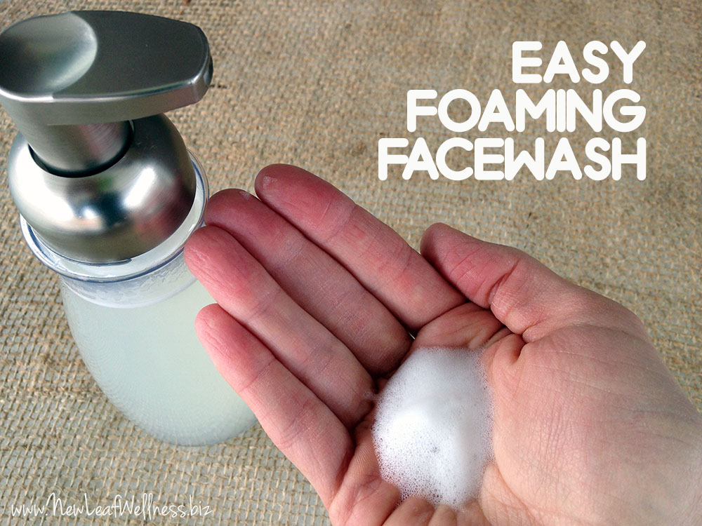 Easy Homemade Foaming Face Wash