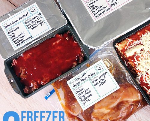 How to prep six freezer meals in an hour (including clean up)