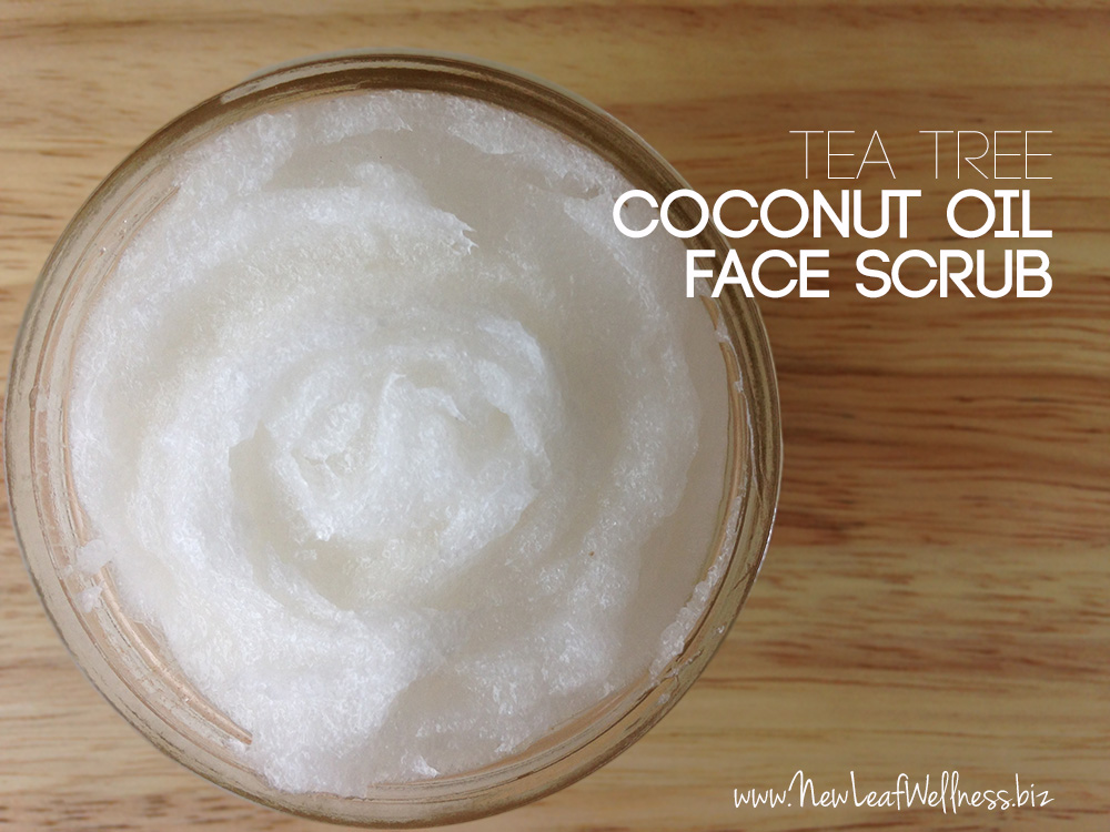 Tea Tree Coconut Oil Face Scrub