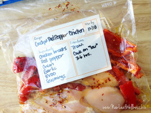 Crockpot Red Pepper Chicken Recipe | The Family Freezer