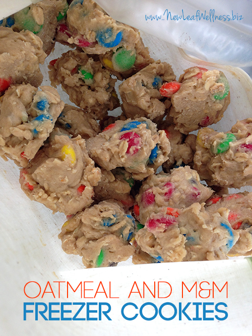 M&M Christmas Cookies (freezer friendly) - One Sweet Appetite