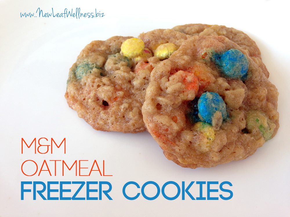 M&M Christmas Cookies (freezer friendly) - One Sweet Appetite