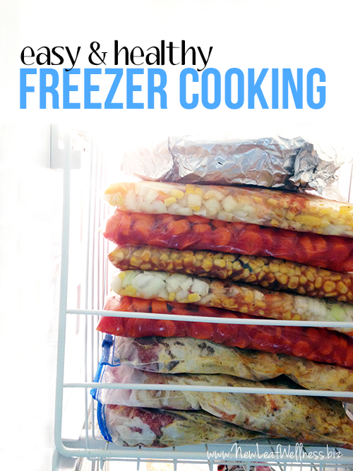 How to fit freezer cooking into a busy schedule