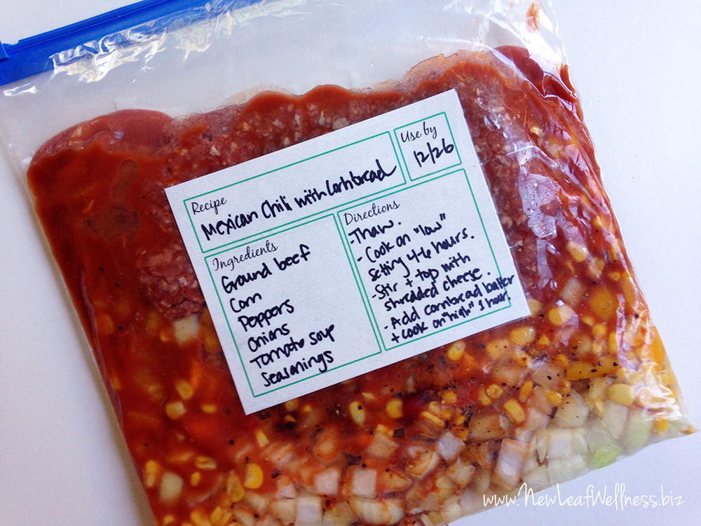 Ten Chili Recipes That You Can Freeze Without Any Cooking Ahead Of Time The Family Freezer