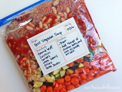 Six Ground Beef Crockpot Freezer Meals in 50 Minutes | The Family Freezer