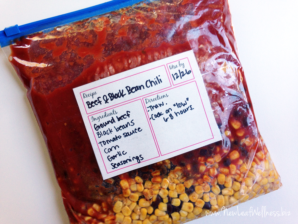 Ten Chili Recipes That You Can Freeze Without Any Cooking Ahead Of Time The Family Freezer