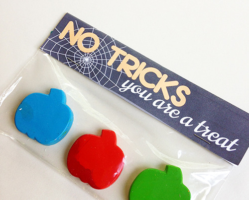 Homemade Crayons for Halloween