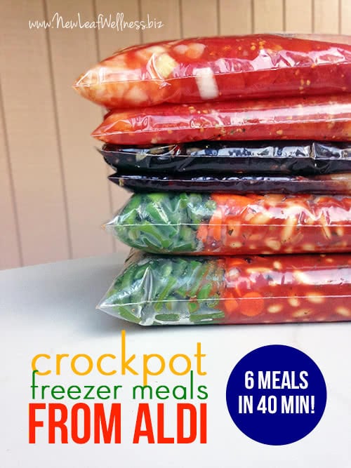 Aldi Freezer Meal Plan & FREE Meal Labels - Saving Dollars and Sense