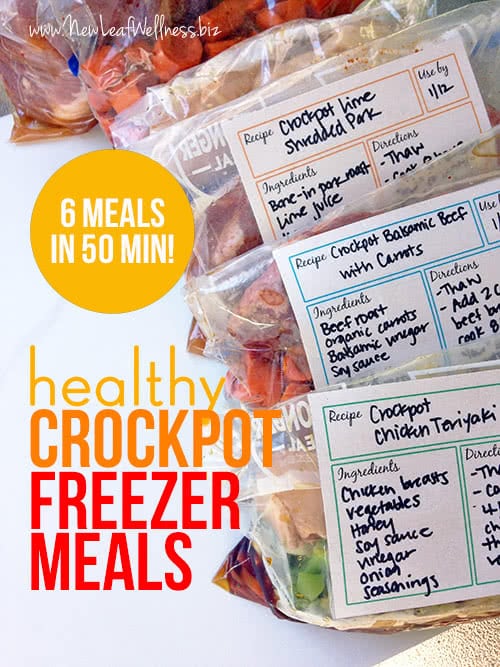 Printable Freezer Meal Labels  Freezer meal labels, Freezer crockpot meals,  Freezer meals