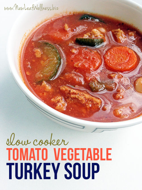 Crockpot Tomato Turkey And Vegetable Soup The Family Freezer