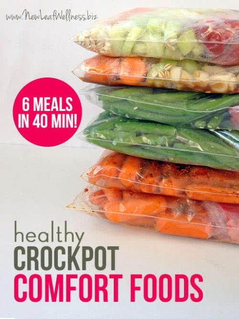 Six Healthy “Comfort Food” Freezer Meals in 40 Minutes | The Family Freezer