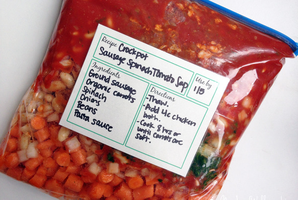 No Cook Freezer Meals