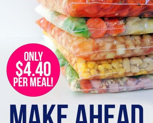 Make Ahead Crockpot Meals (only $4.40 per meal!)
