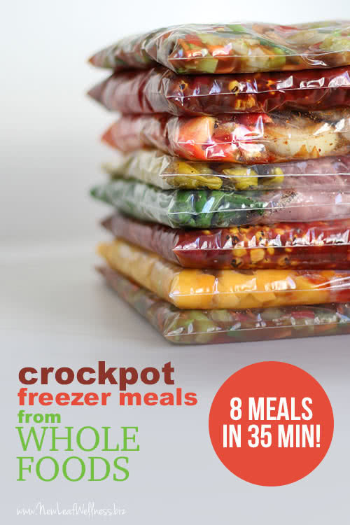 Crockpot Freezer Meals from Whole Foods