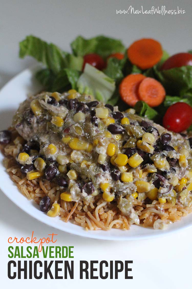 Salsa Verde Crockpot Chicken Recipe