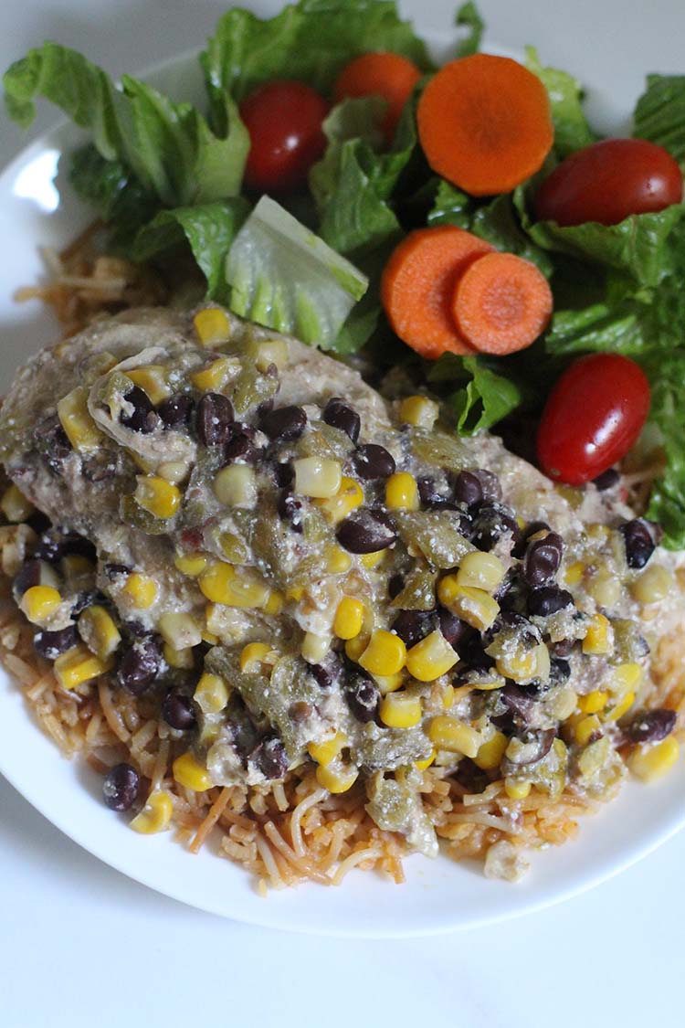 Salsa Verde Crockpot Chicken Recipe